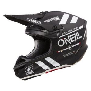 Oneal 5SRS Warhawk Motocross Helmet Black - Image 2