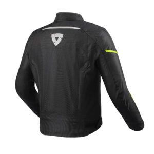 Road Jacket REV’IT! Sprint H2O Black/Neon Yellow - Image 2