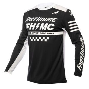 Fasthouse A/C Elrod Motocross Jersey Black - Image 1