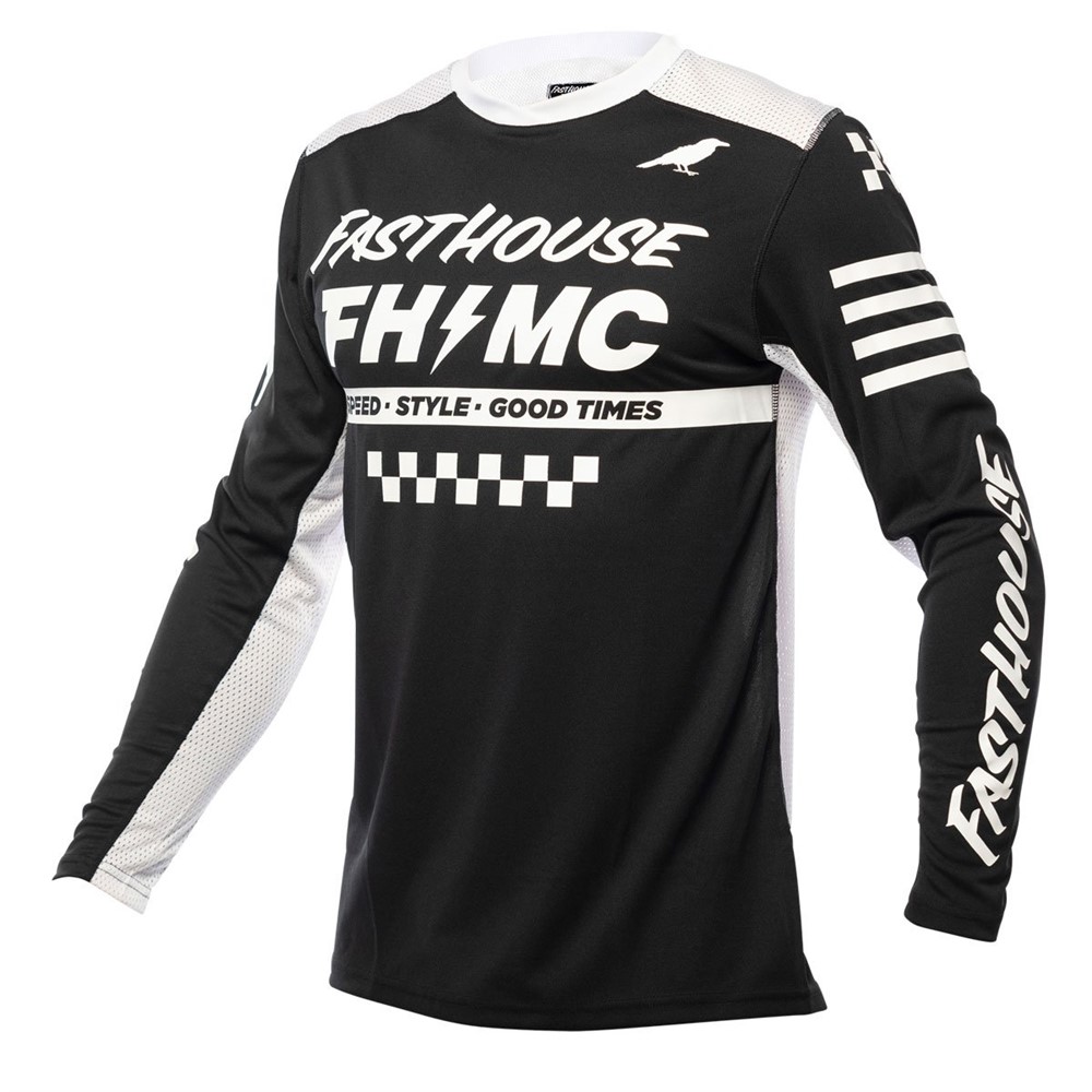 Fasthouse A/C Elrod Motocross Jersey Black