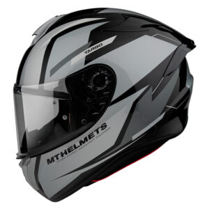 MT Helmet Targo Pro Sound Road Helmet Grey - Image 3