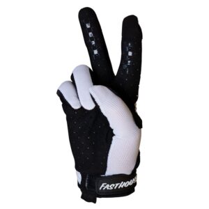 Fasthouse Youth A/C Elrod Air Motocross Glove White - Image 2