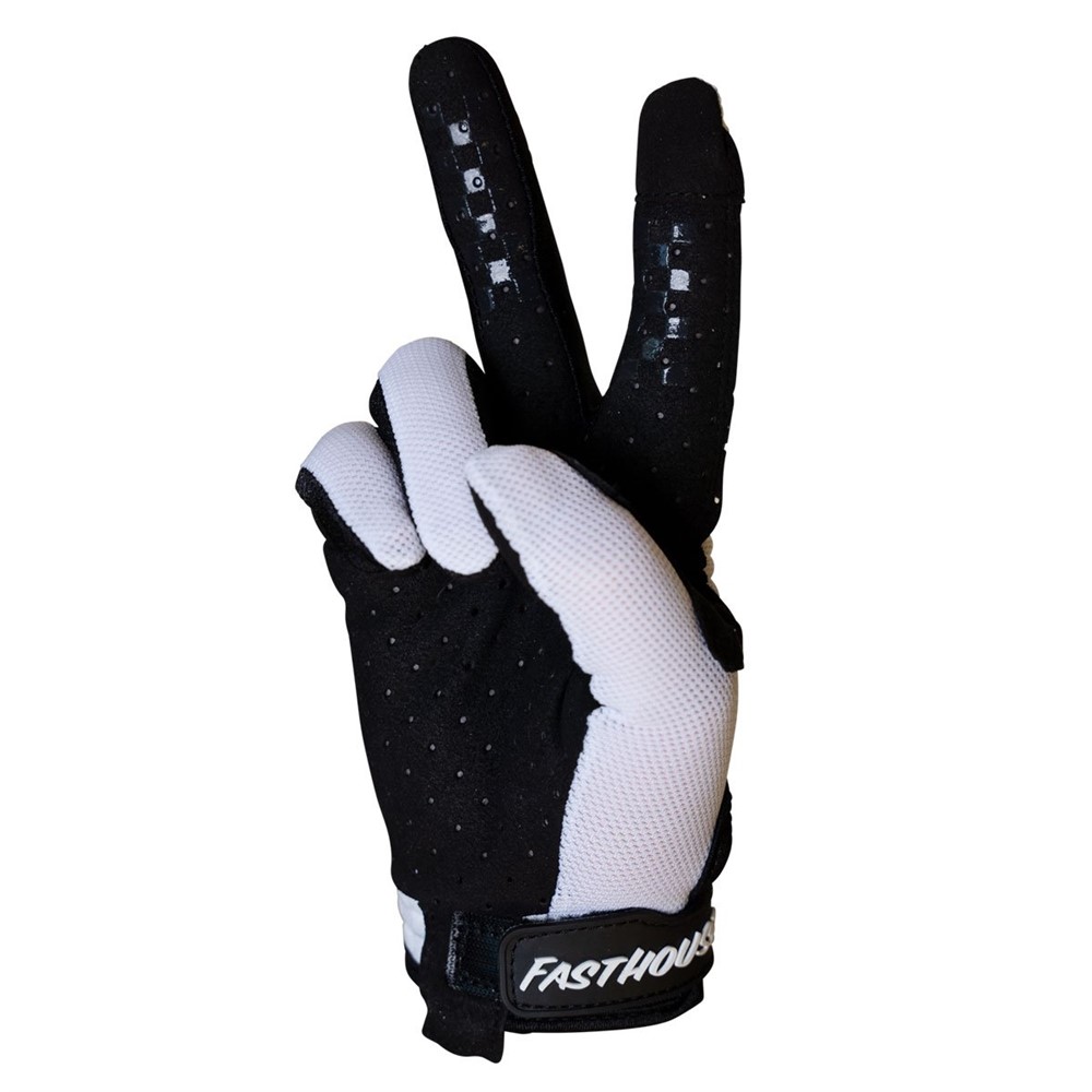 Fasthouse Youth A/C Elrod Air Motocross Glove White