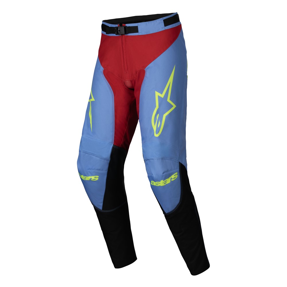 Alpinestars Racer Ocuri Motocross Pants Blue/Red/Yellow Fluoro