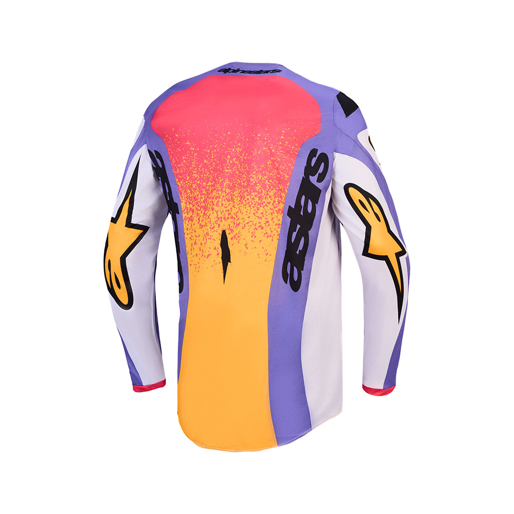 Fluid Drag Jersey Light Lilac/Blue Iris/Gold L - Image 2