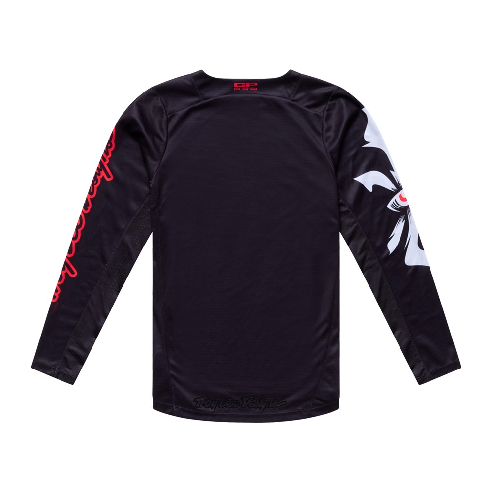 Troy Lee Designs GP Pro Cyclops Motocross Jersey Youth Black/Neo Red