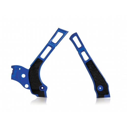 X-Grip Frame Guard YZ125/250 05-23 Blue-Black Acerbis [A]