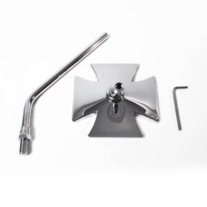 WHITES MIRROR MALTESE CROSS 10MM FITTING - Image 2