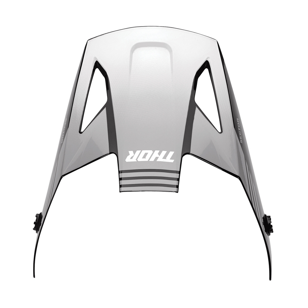 HELMET VISOR KIT S24 THOR MX SECTOR CARVE BLACK WHITE