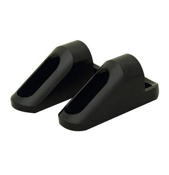 TARMAC SPORTS BIKE MIRROR MOUNTS BLACK - PAIR