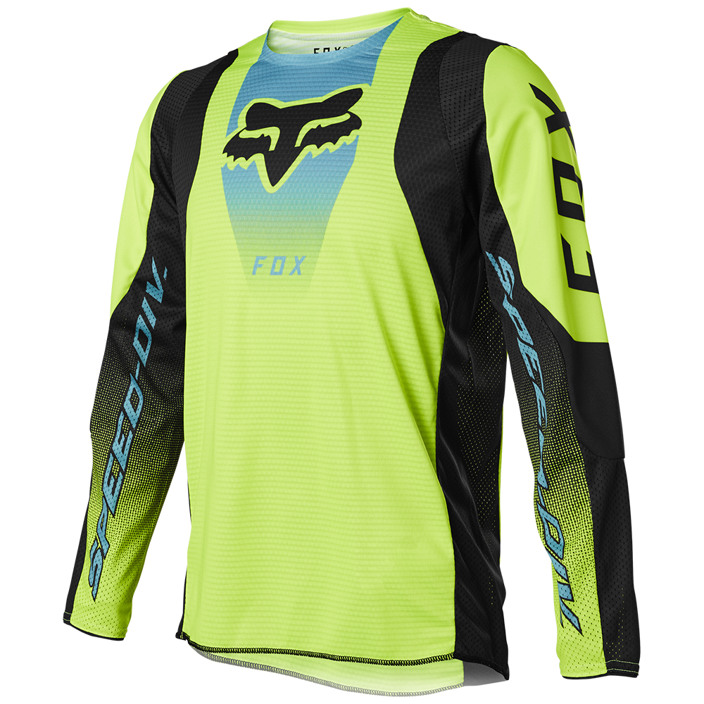 Fox 360 Dier Youth Yellow Motocross Jersey