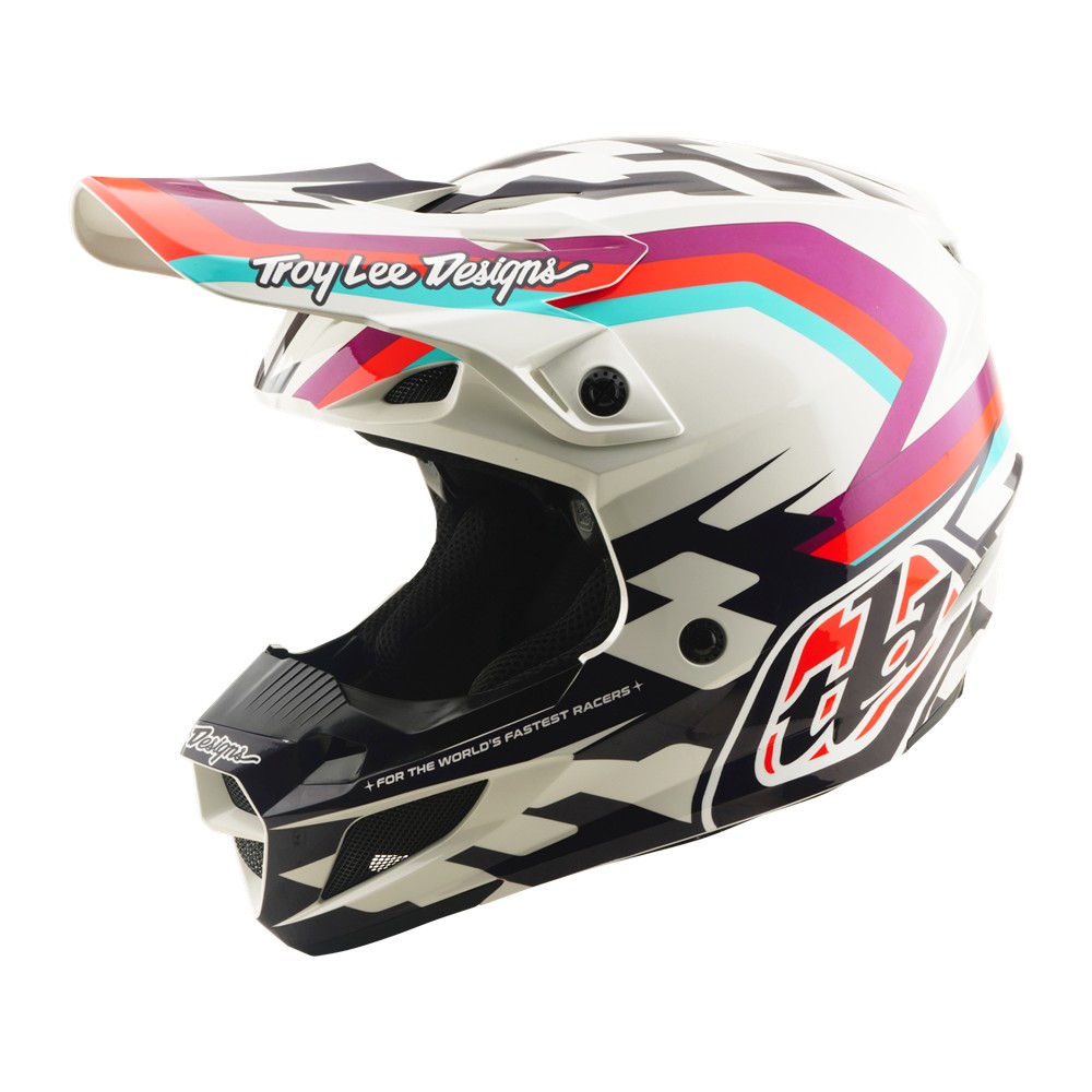 Troy Lee Designs SE5 Polycarbonate Motocross Helmet Dash Violet