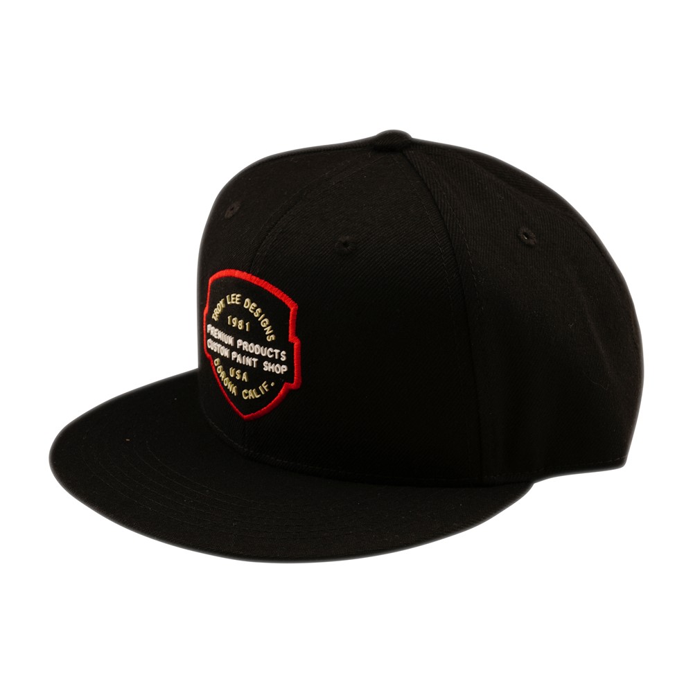 Troy Lee Designs Imptint Flat Bill Snapback Black