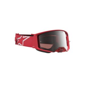 Alpinestars Supertech Vesta Motocross Goggles Red/Chrome Mirror Lens - Image 2