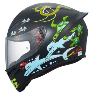 AGV K1 Road Helmet Zoo Matte Black - Image 4