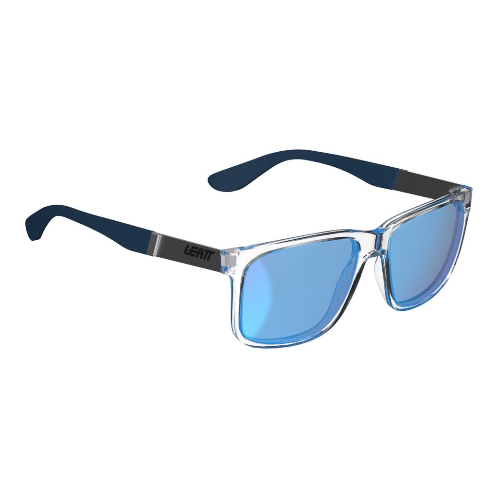 Leatt TheViz Sierra Sunglasses - Silver / Blue Polarized Blue (14 VLT)