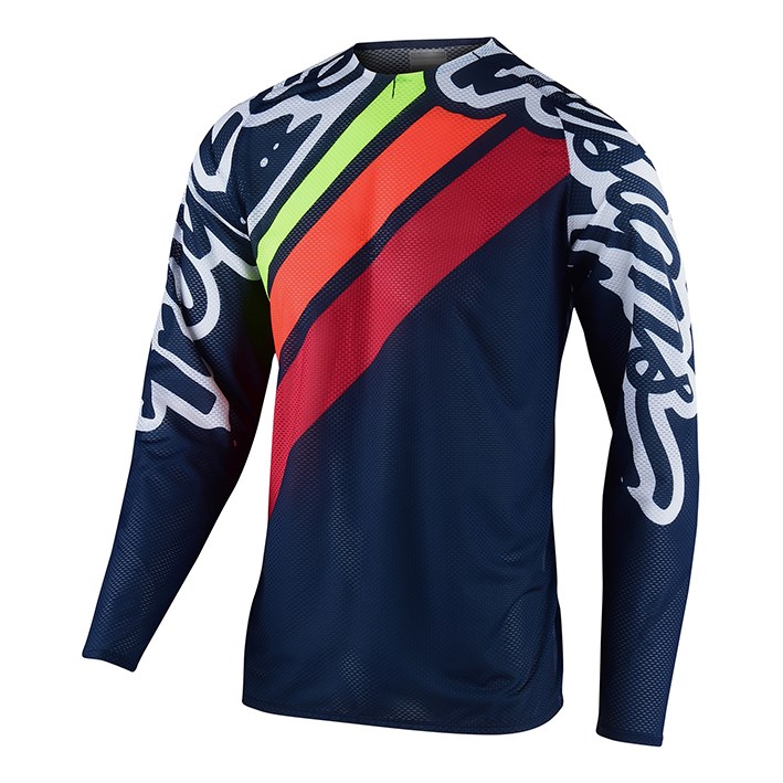 Motocross Jersey Troy Lee SE Pro Air SECA 2.0 Navy/Orange