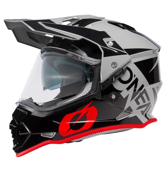 Oneal Sierra Adventure Helmet Black/Grey/Red