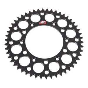 Renthal Sprocket Rear Black 50T Alloy 7075 T6 Grooved - Image 2