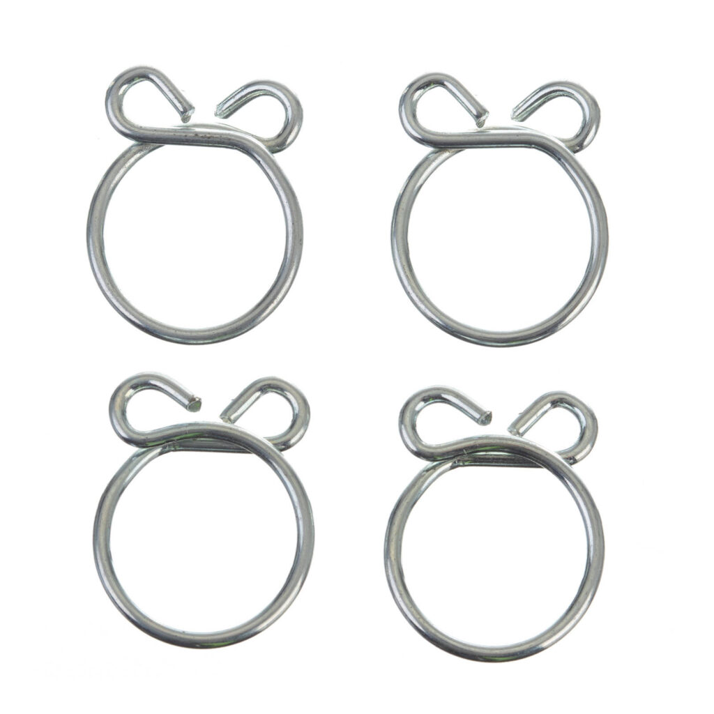 All Balls Racing Fuel Hose Clamp Kit - 13.5mm Wire (4 Pack)