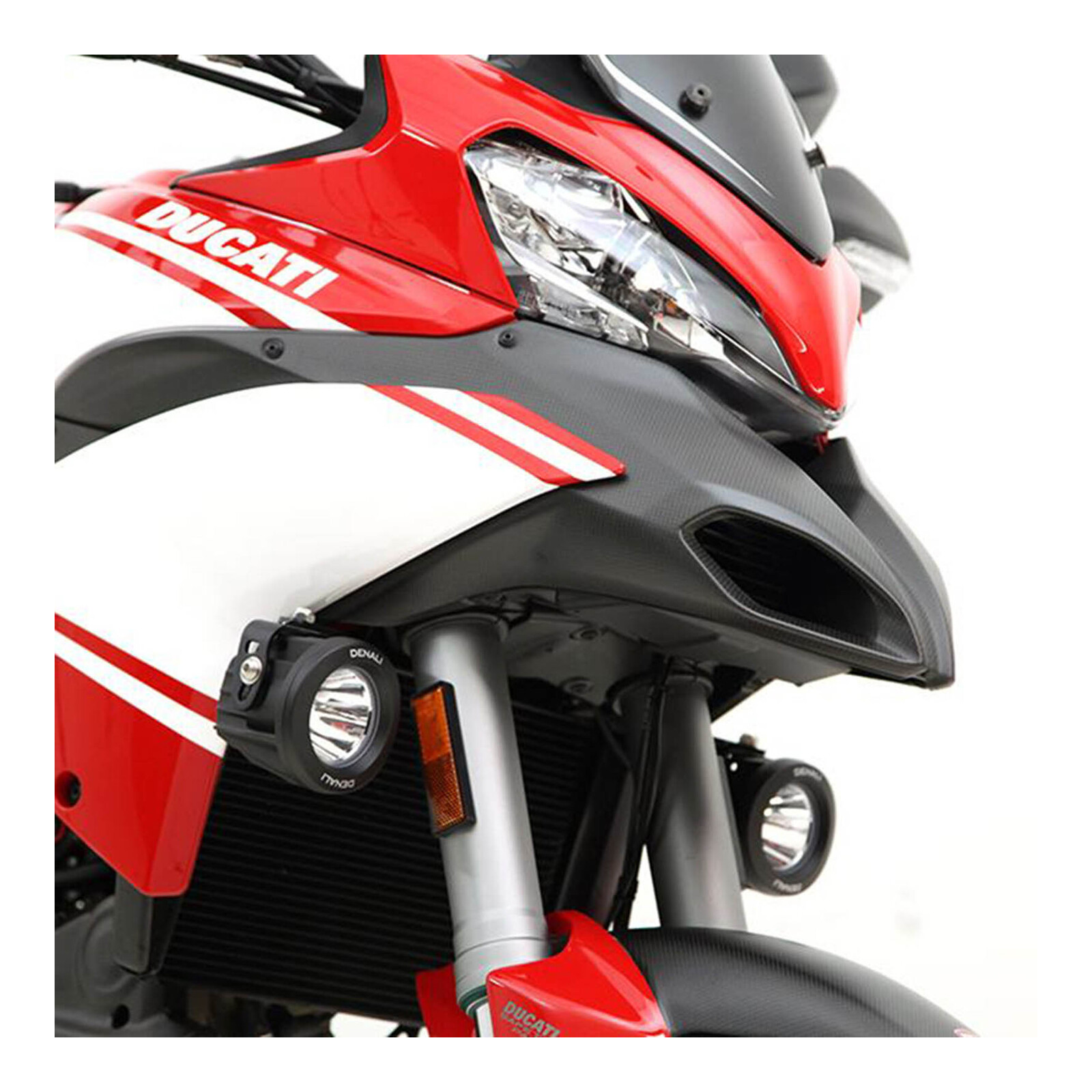 Denali Aux Light Mount Brackets - Ducati Multi 1200 (All) '10-'14 - Image 1