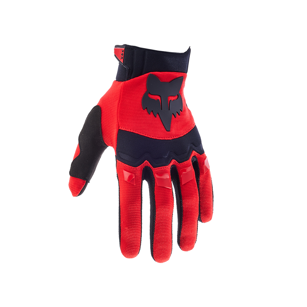 Fox Dirtpaw Motocross Gloves Flo Red