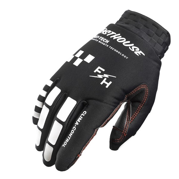 Fasthouse Toaster Motocross Gloves Black/White