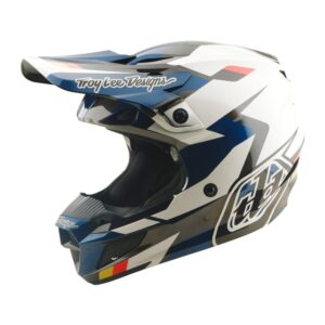 Troy Lee Designs SE5 Polycarbonate Motocross Helmet Roamer Blue - Image 1
