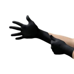 Amadex Panther Nitrile Gloves Black 100pc - Image 2