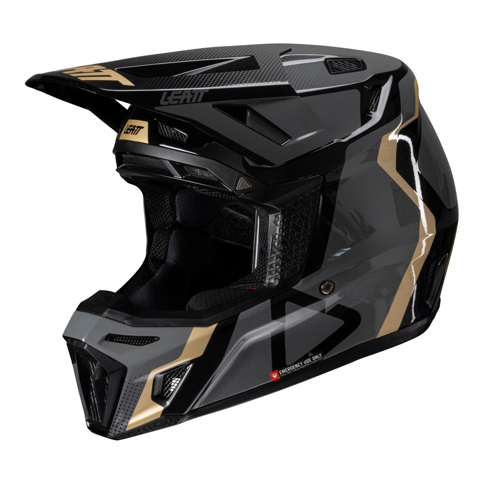 Leatt 8.5 Motocross Helmet Kit - Black - Image 2