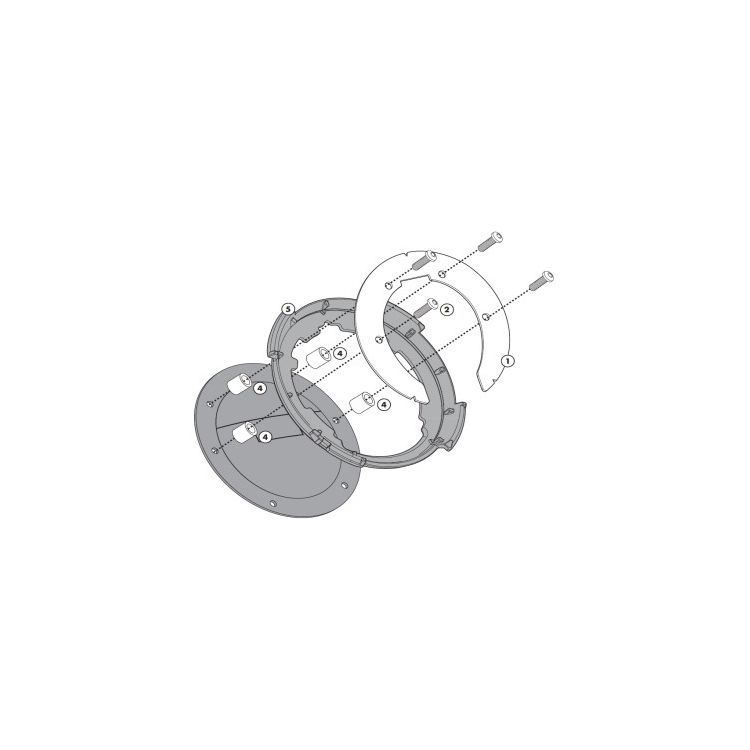 Tanklock flange Givi For Kawasaki Versys 650