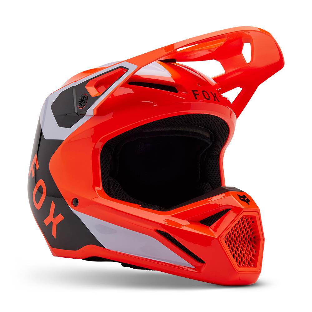 Fox V1 Lean Motocross Helmet Flo Orange