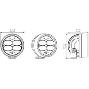Denali D3 LED Fog Light - DataDim™ Technology - Single - Image 6