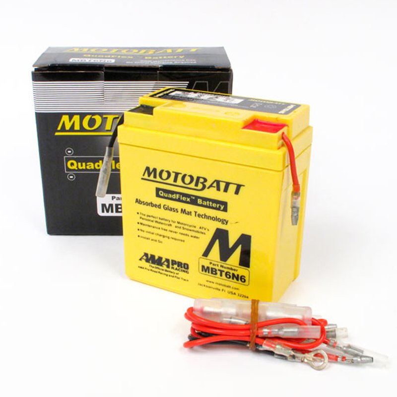 Motobatt Battery Quadflex AGM - MBT6N6