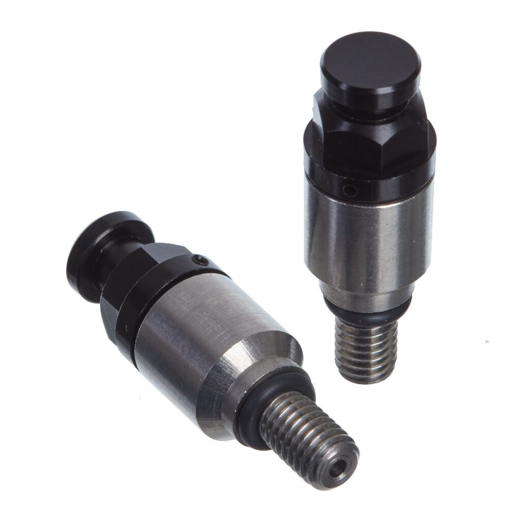 WHITES FORK BLEEDER VALVES - PAIR M5 x 0.8 BLK