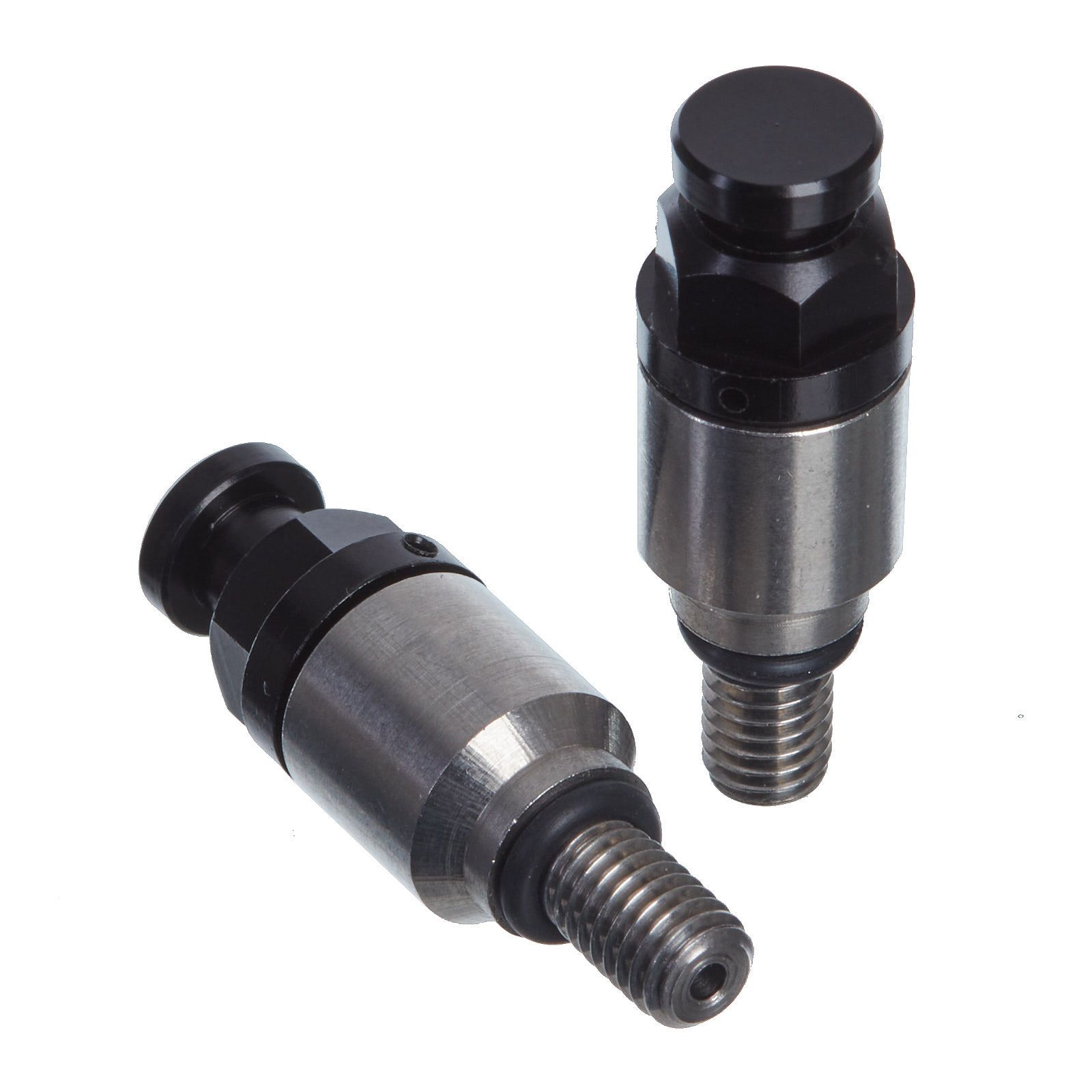 WHITES FORK BLEEDER VALVES - PAIR M5 x 0.8 BLK - Image 1