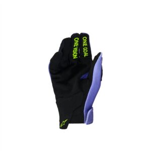 Alpinestars Radar Motocross Gloves Youth Purple/Yellow Fluoro - Image 2