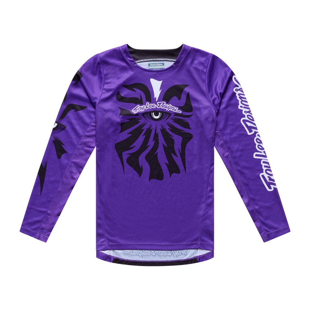 Troy Lee Designs GP Pro Cyclops Motocross Jersey Youth Neo Purple