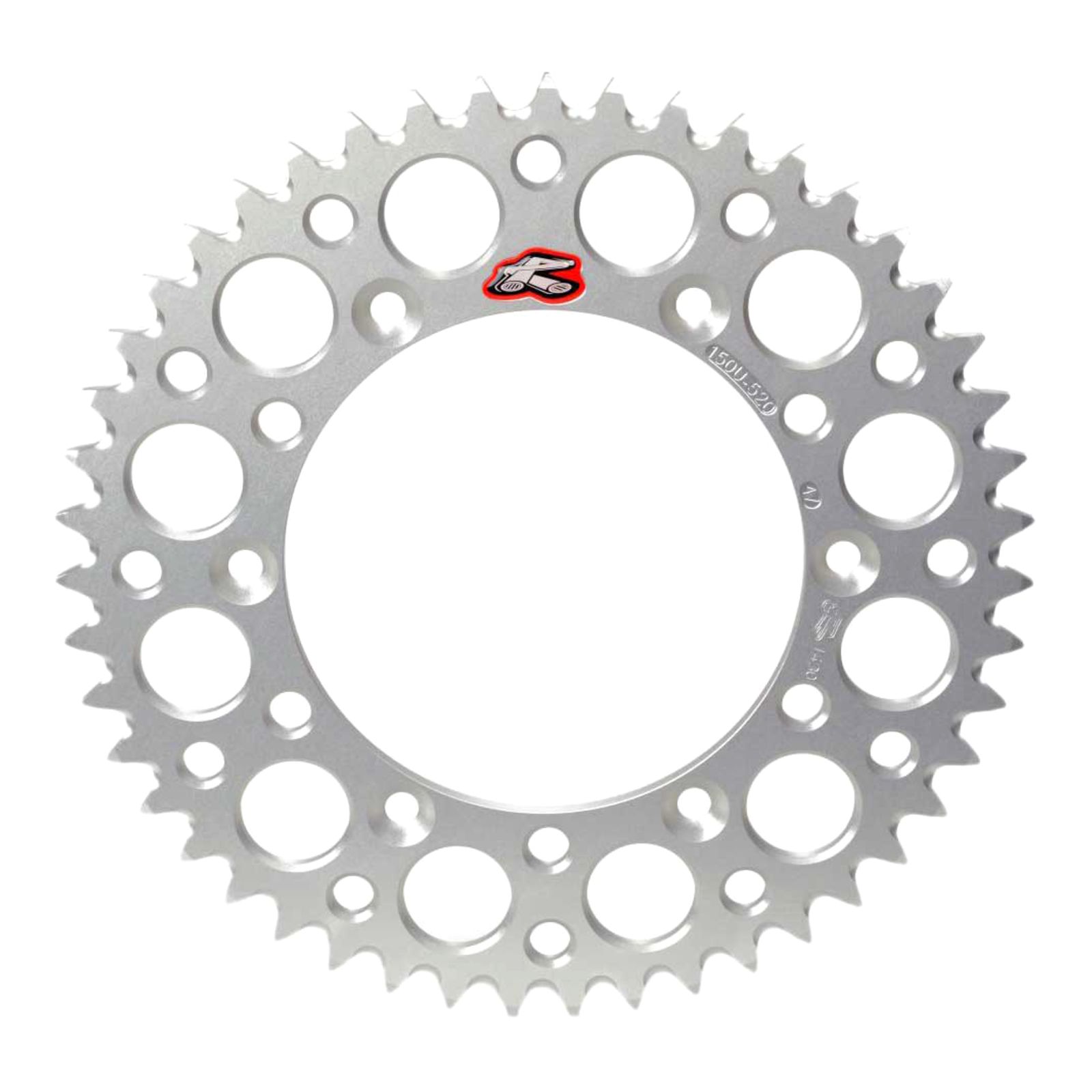 Renthal Sprocket Rear Silver 52T Alloy 7075 T6 Grooved Suzuki - Image 1