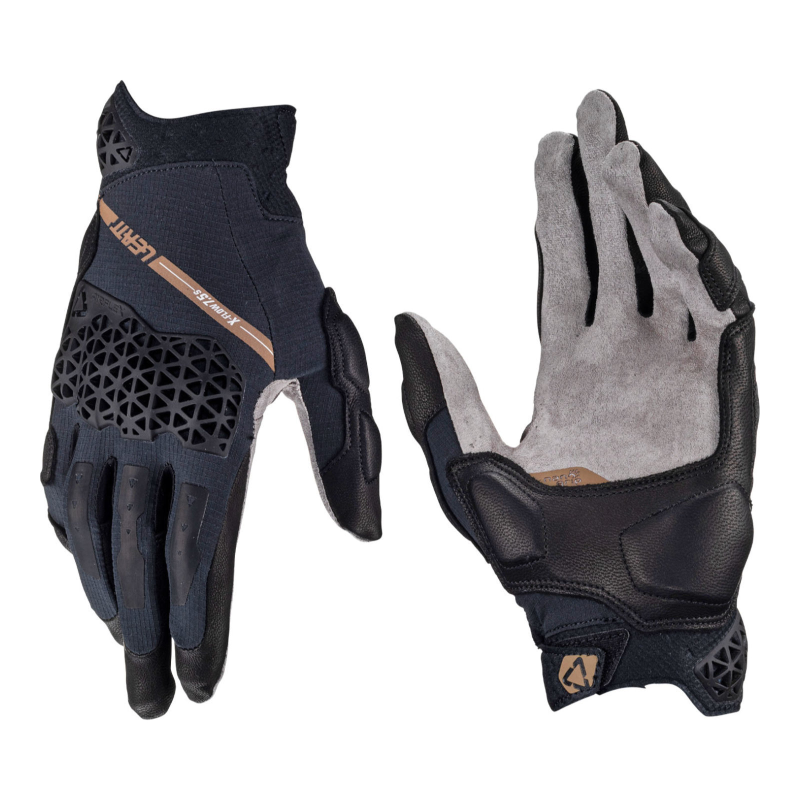 Leatt 7.5 X-Flow Adventure Gloves (Short) - Stealth - Image 1