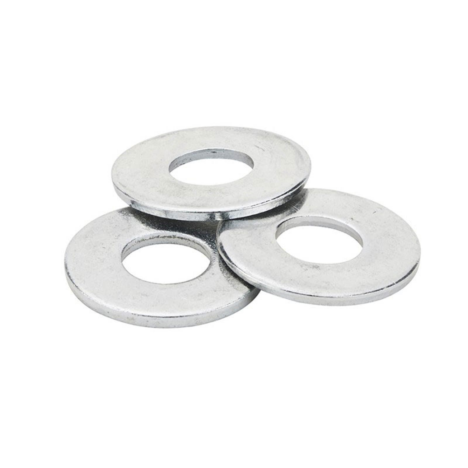 WHITES WASHER FLAT ZP 8mm PKT=50 - Image 1