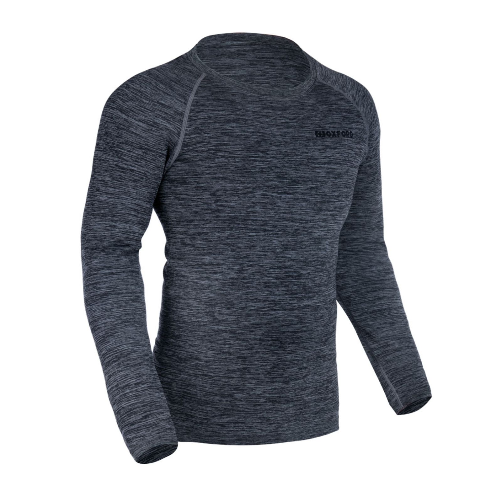 Oxford Advanced Base Layer MS Top Charcoal Marl - Image 1