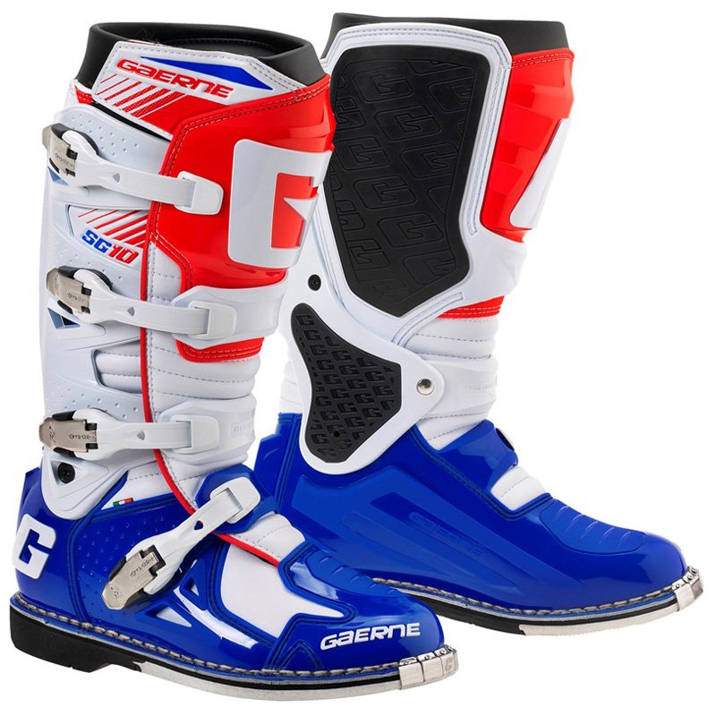 Motocross Boots Gaerne SG10 White/Blue/Red