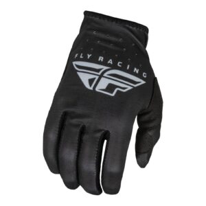Fly Lite Motocross Gloves Black/Grey - Image 1