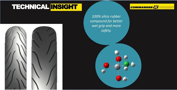 Rear Road Tyre Michelin Commander 3 Cruiser (Bias) 180/55x18