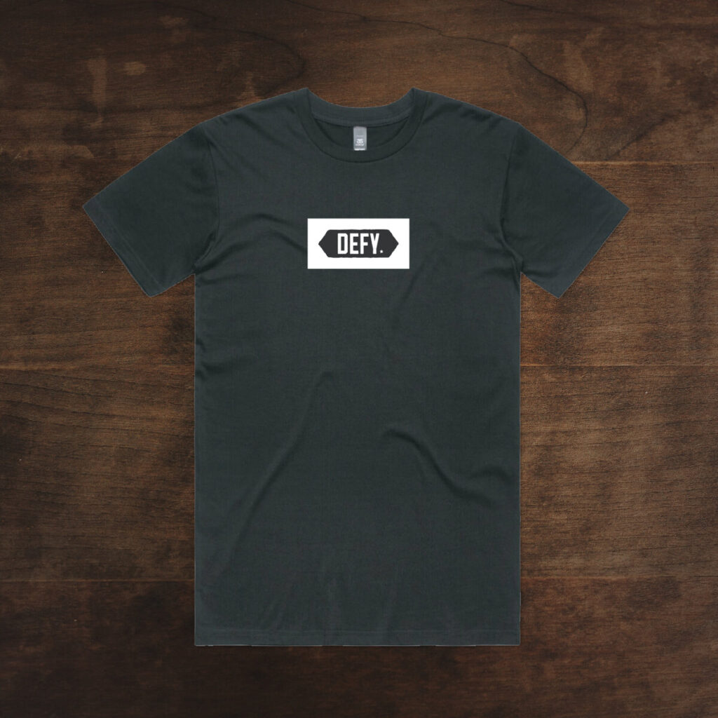 Defy Losange Logo Tee Black