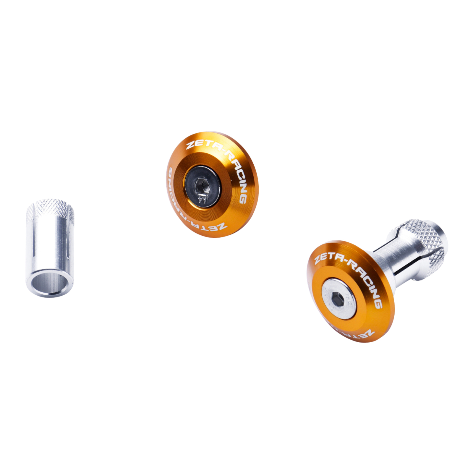 Zeta Bar End Plug Swivel 29mm 2pcs - Gold - Image 1