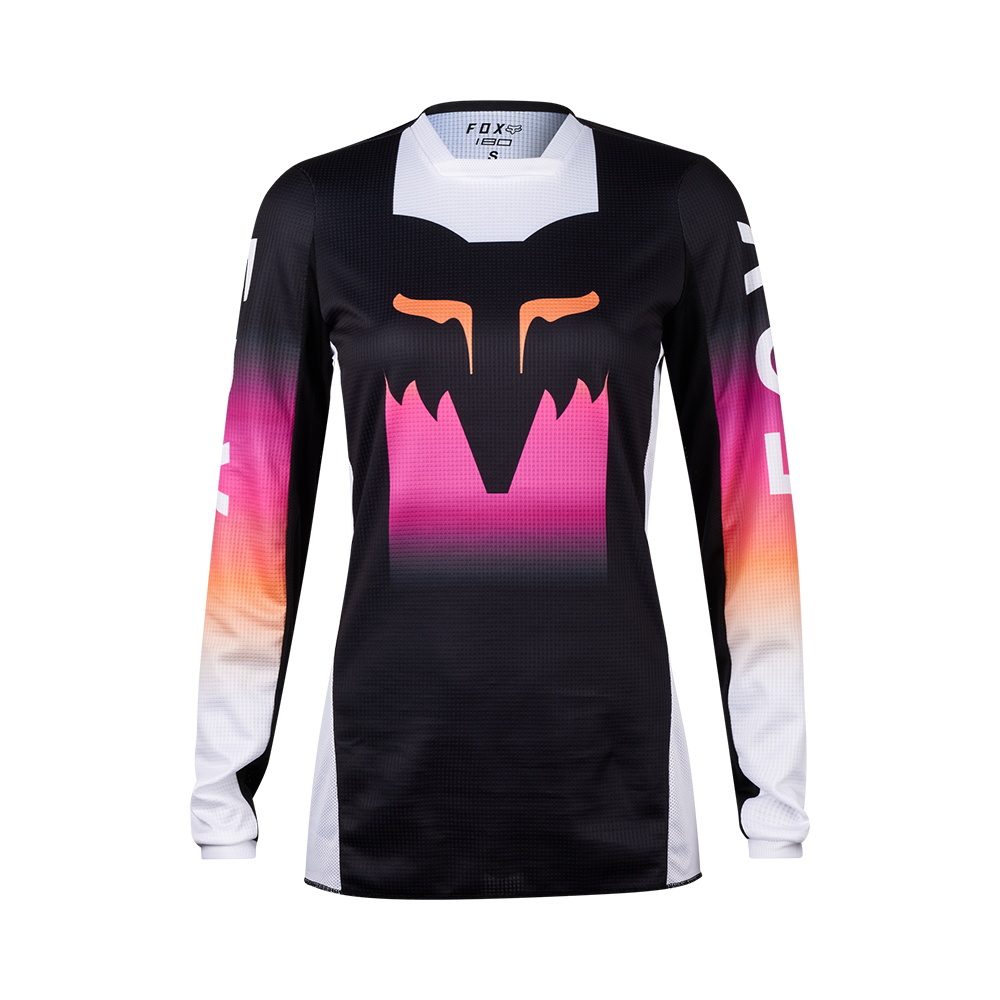 Fox 180 Flora Motocross Jersey Ladies Black/Pink