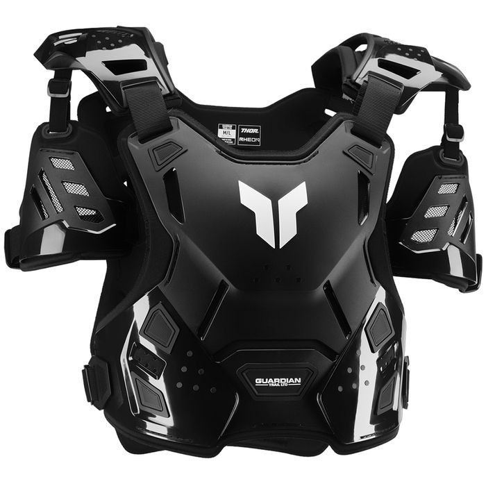 Thor Deflector Guardian Trail Chest Protector Black