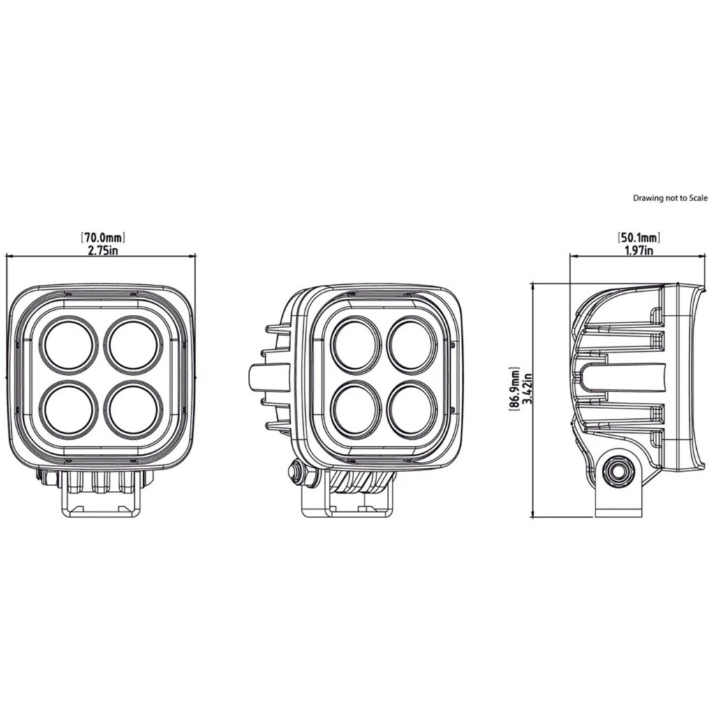 Denali S4 Led Light Pod - DataDim™ Technology - Single